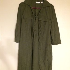 New York and Company Green Dress Size M
